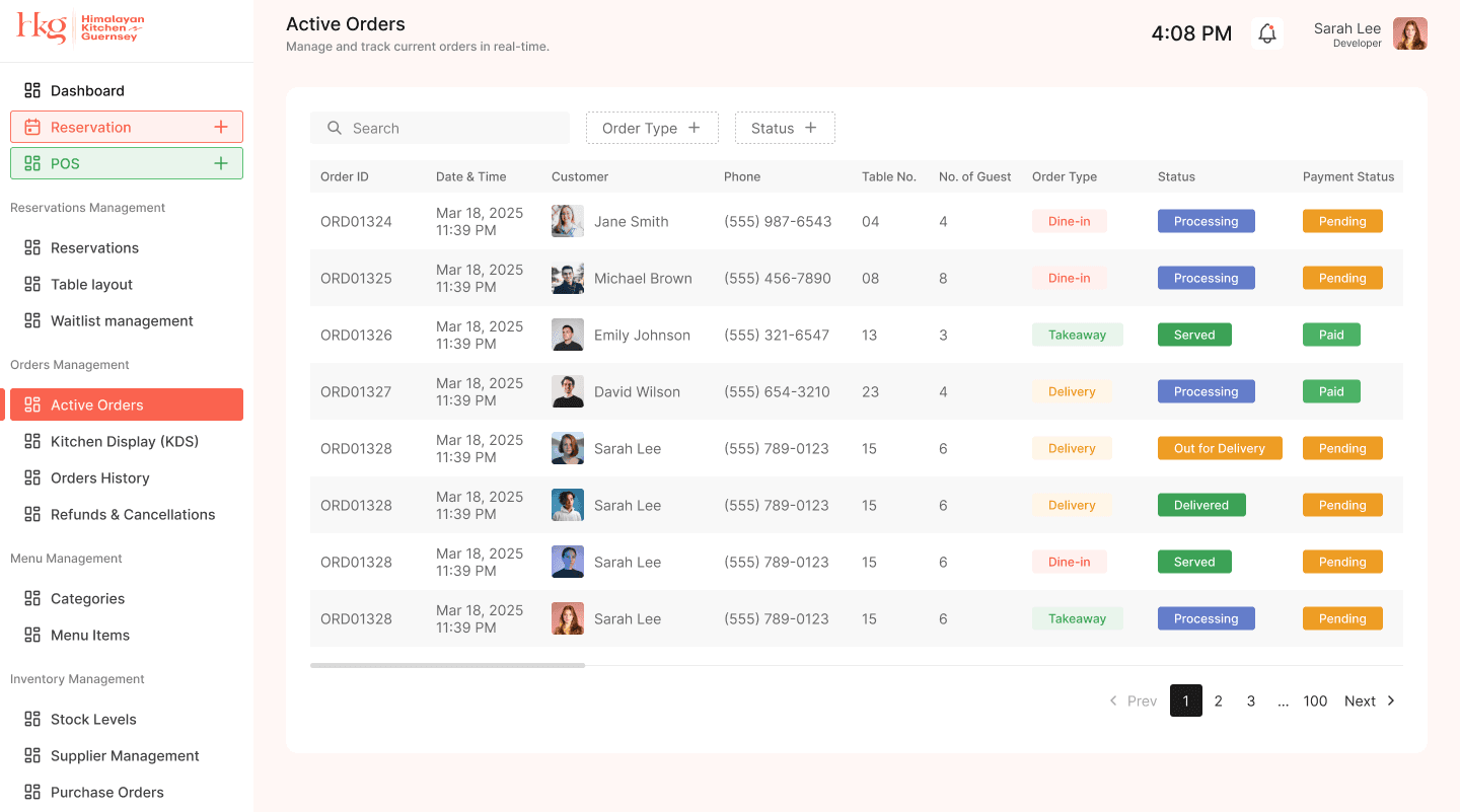 Order Management